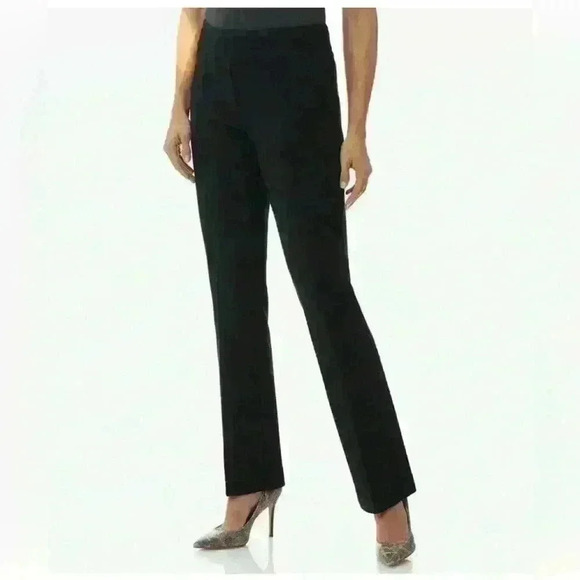 🟣Rekucci Petite Black Elastic Pants - Picture 1 of 6